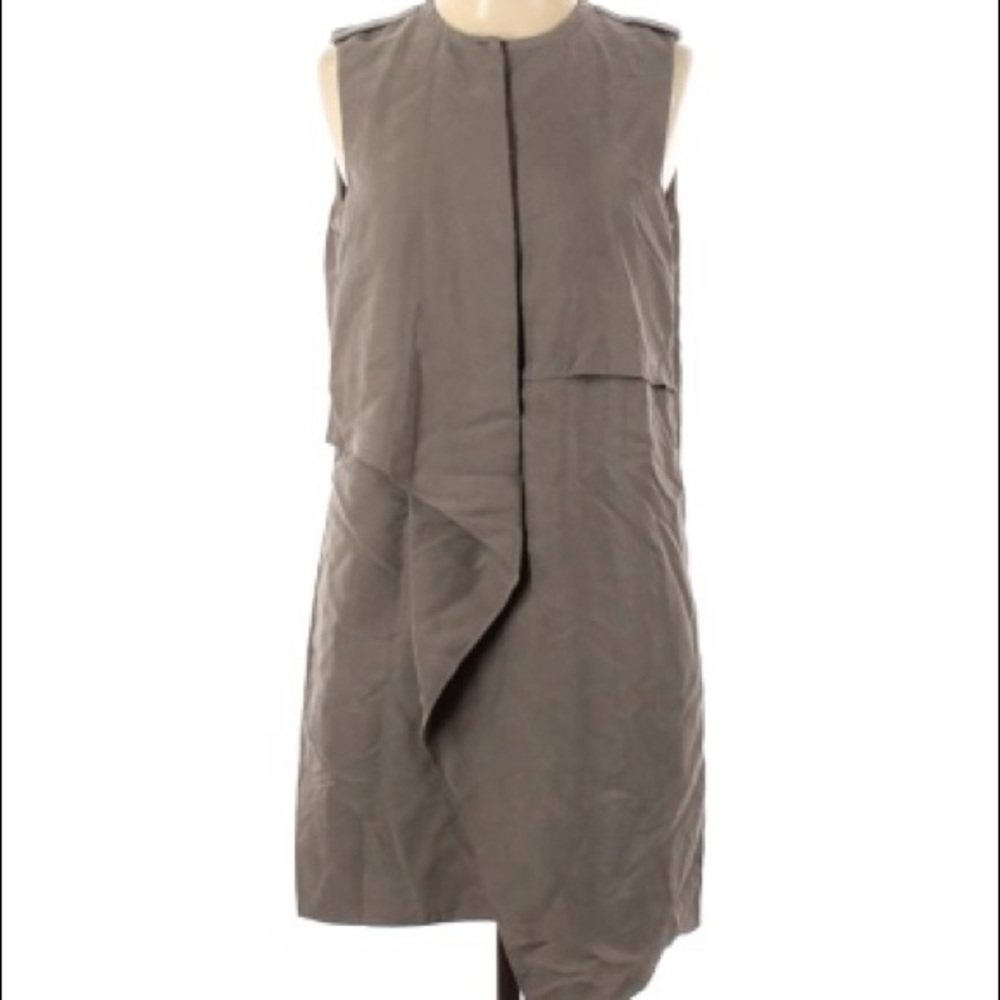 Club Monaco Taupe Sophisticated Dress